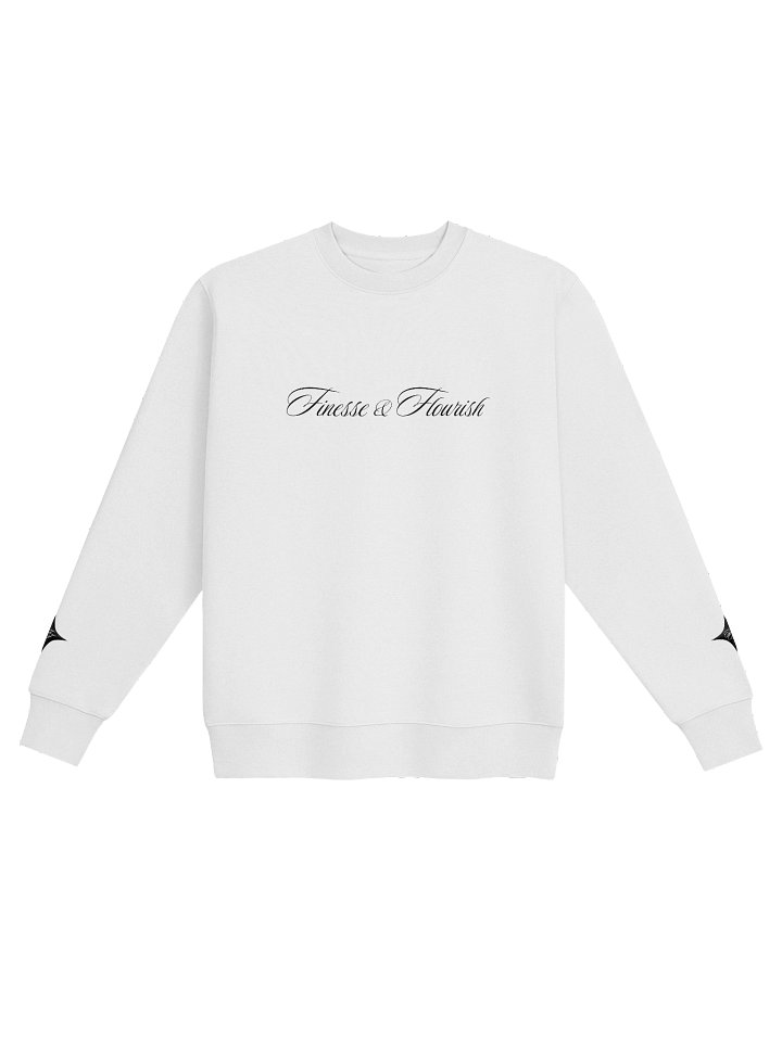 F&F Script Heavyweight Sweatshirt (BLK) product image (1)
