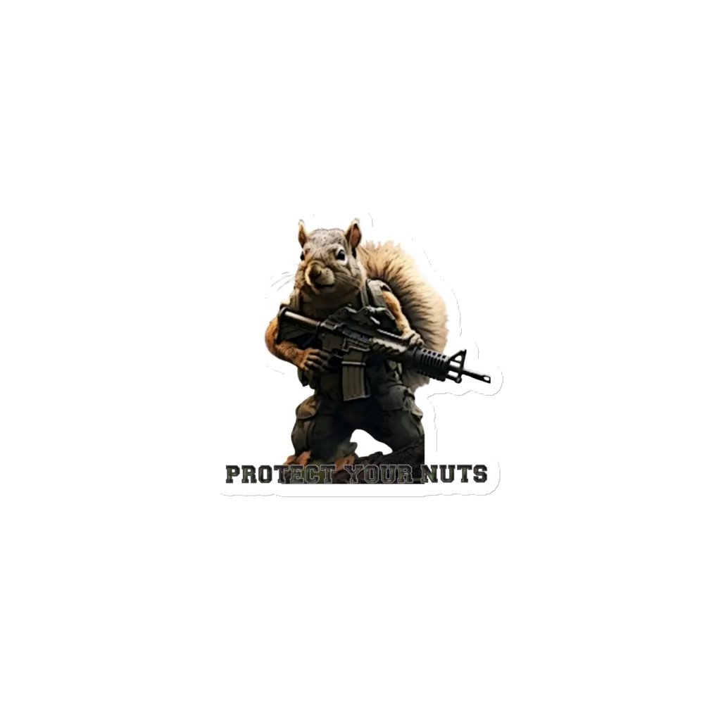 Waffles - Protect Your Nuts Magnet product image (1)
