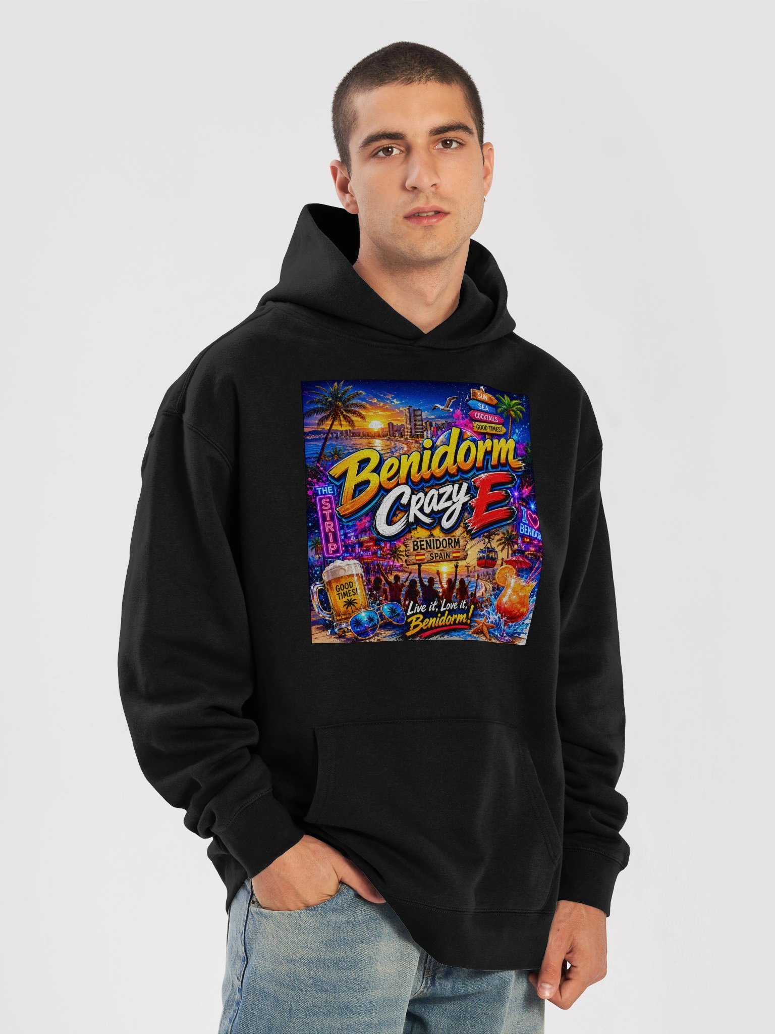 Benidorm Crazy E Sunset Vibes Hoodie product image (26)