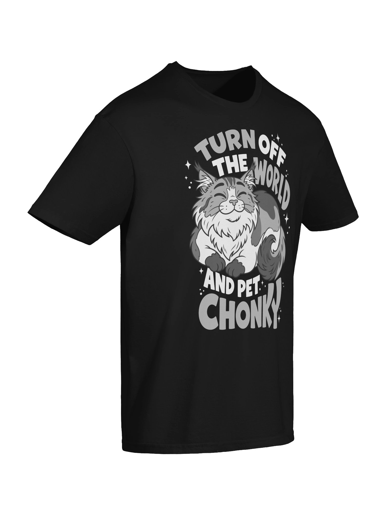 Turn Off The World and Pet Chonky Tee product image (57)