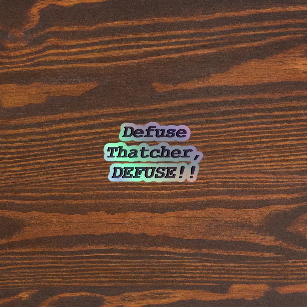 Holographic CondoDEFUSE Sticker product image (3)
