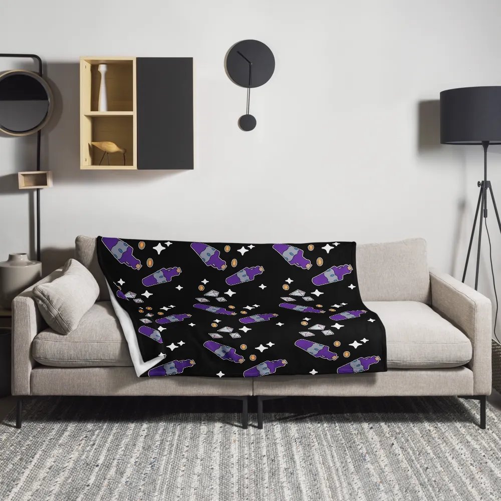 Purple Drink & Wears - Plush Blanket ( Soft ) product image (5)