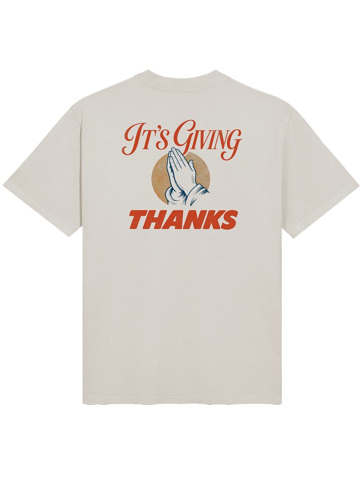 Giving Thanks Tee (Sand) product image (2)