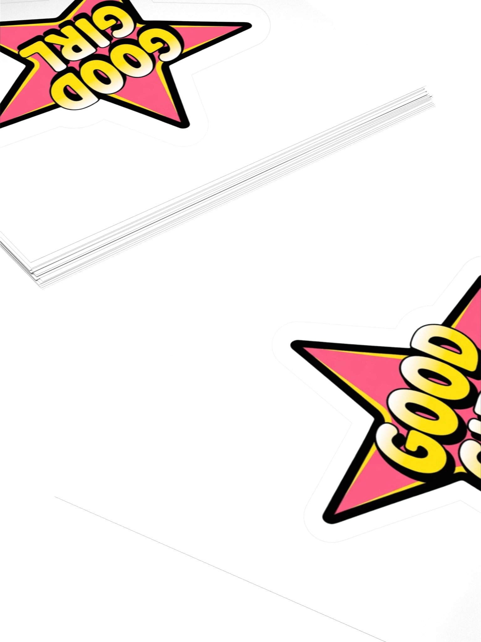 Good Girl Kiss Cut Stickers product image (4)