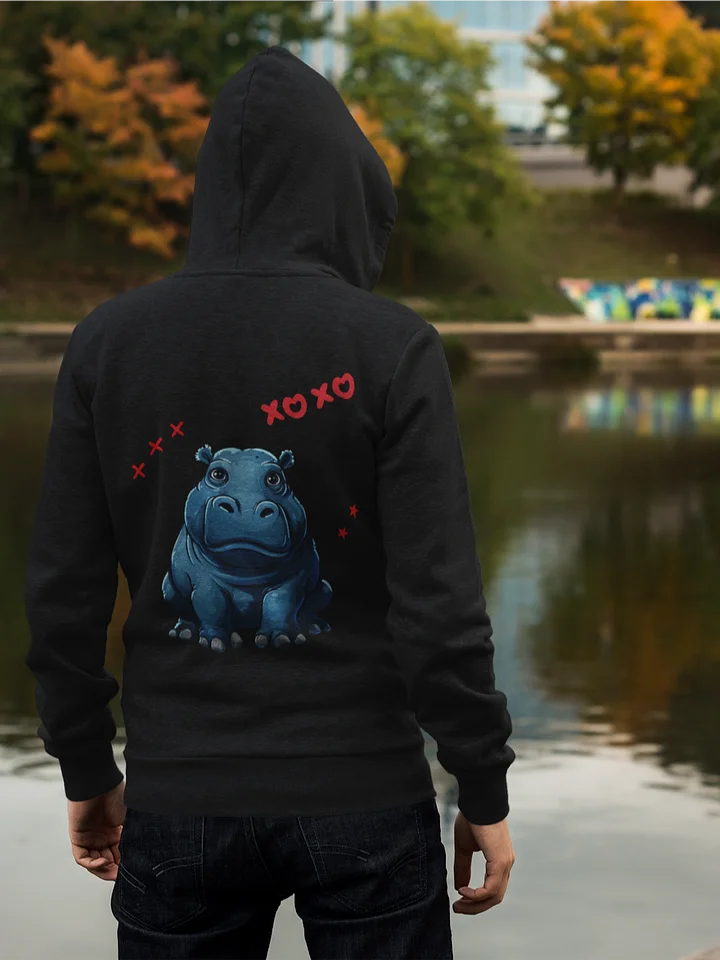 XOXO Hippo Premium Hoodie product image (1)