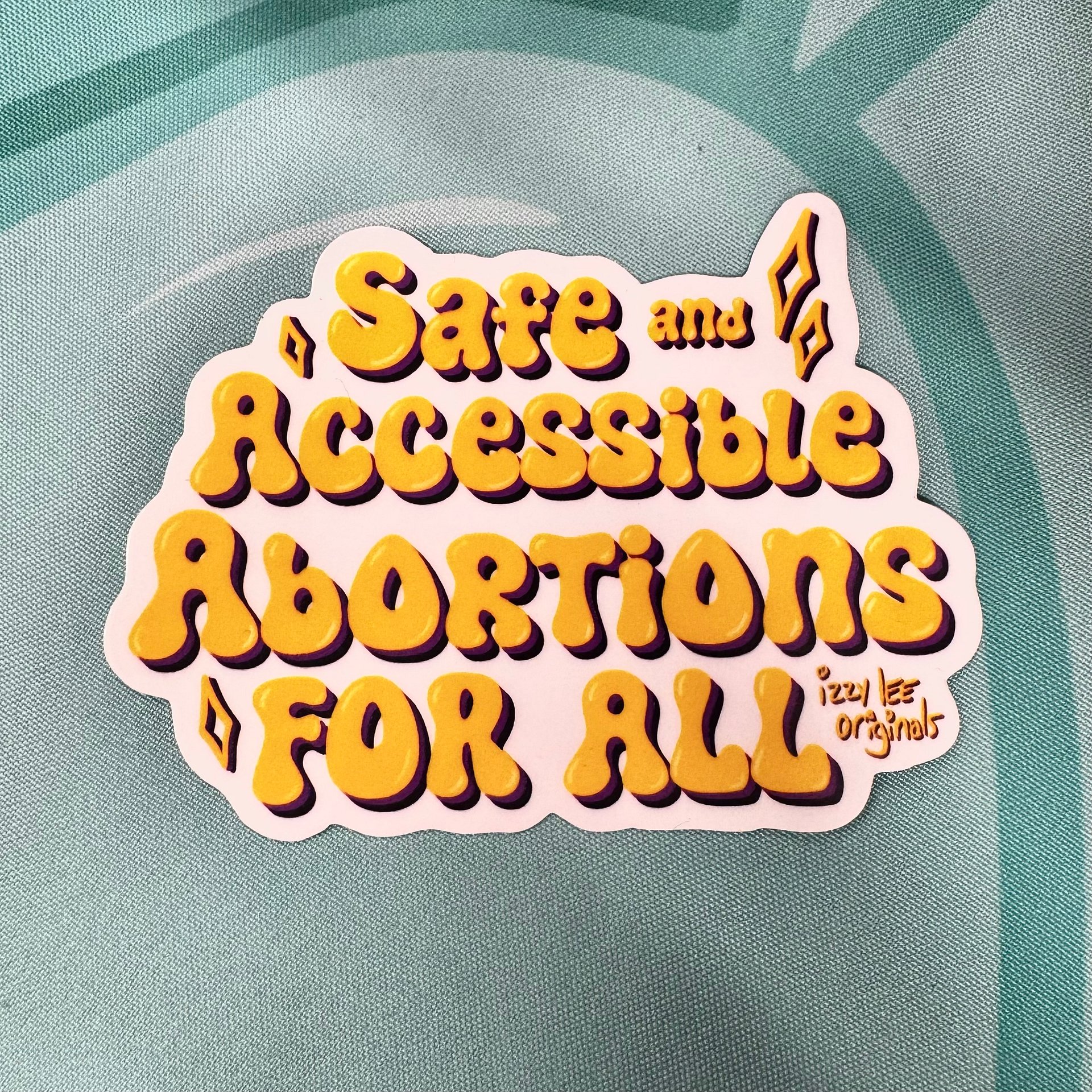 Safe and Accessible Yellow Sticker product image (1)