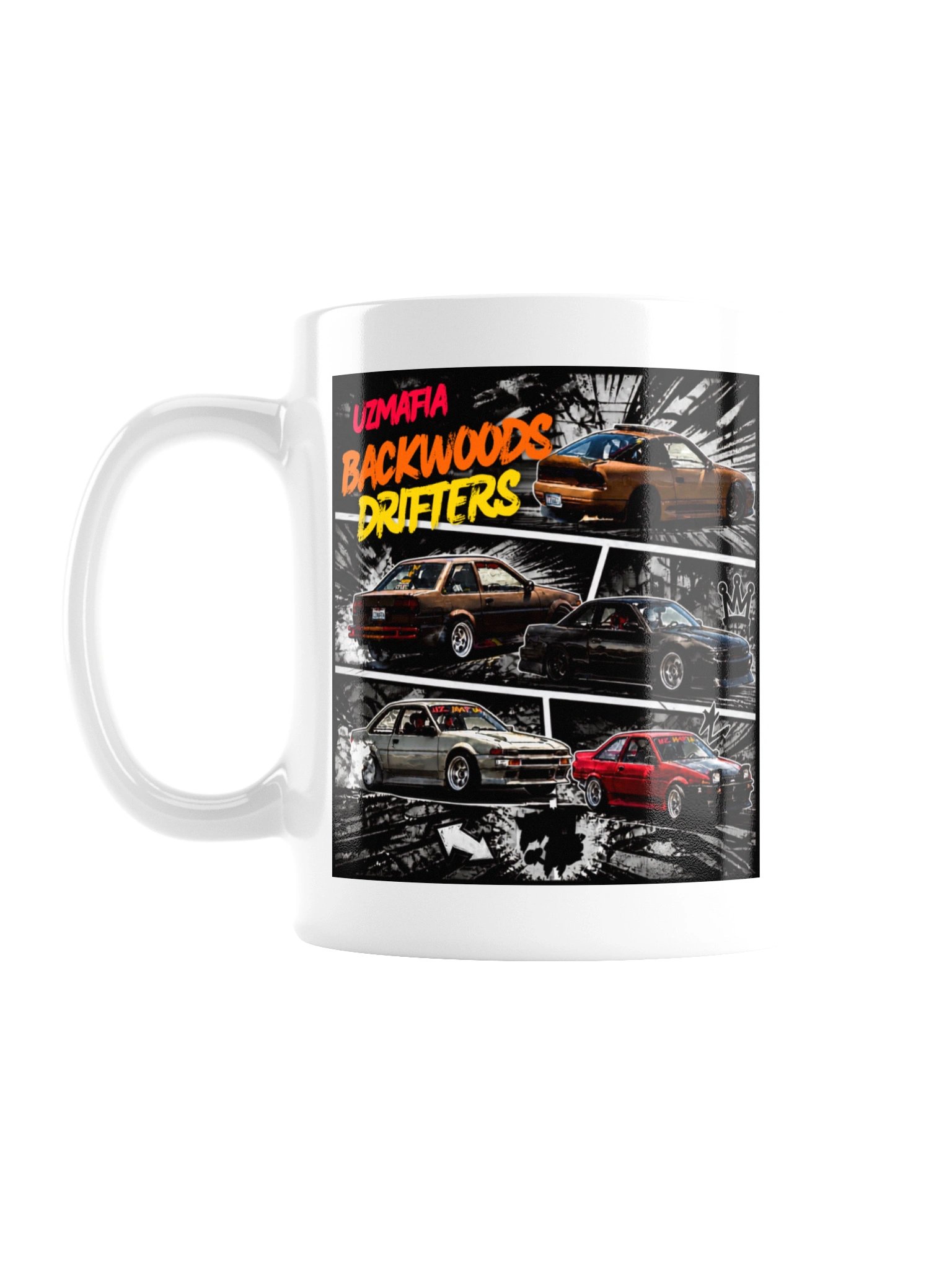 Comic Strip UZ Mafia White Coffee Cup product image (1)