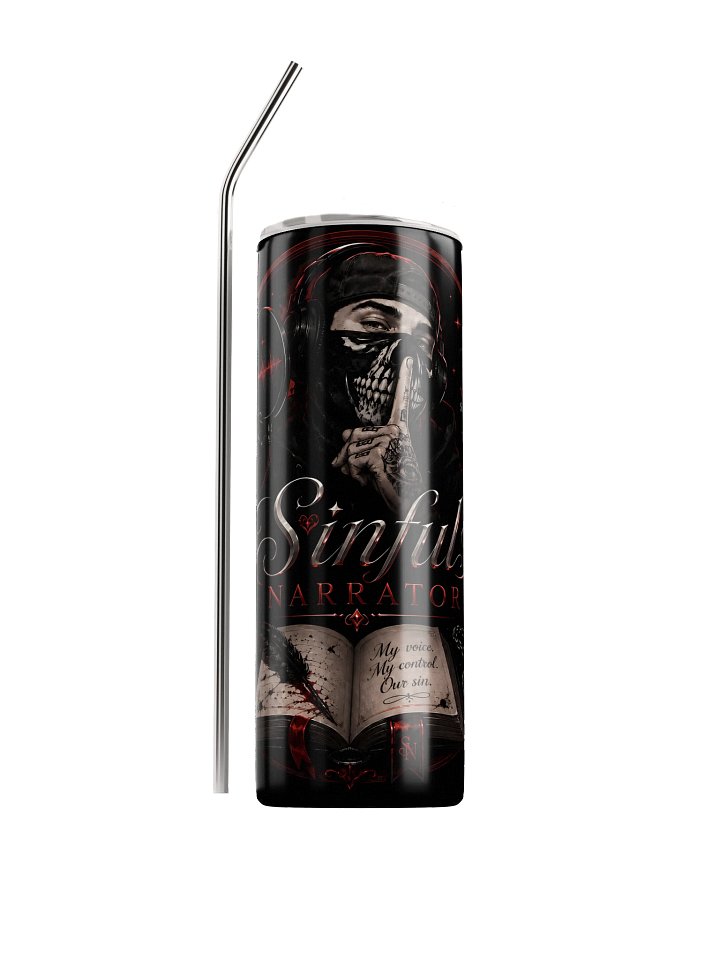 Sinful Narrator Gothic Tumbler product image (1)