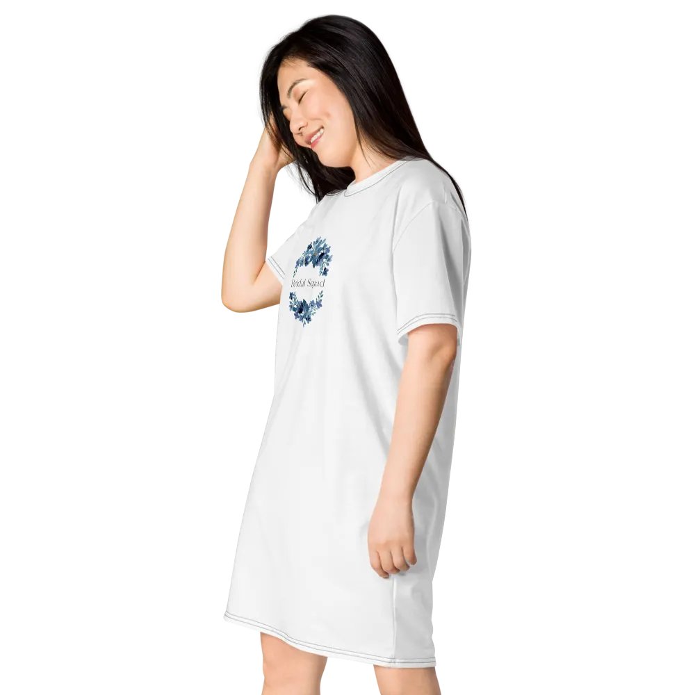Bridal Squad T-Shirt 009 Blue Logo Dress product image (3)