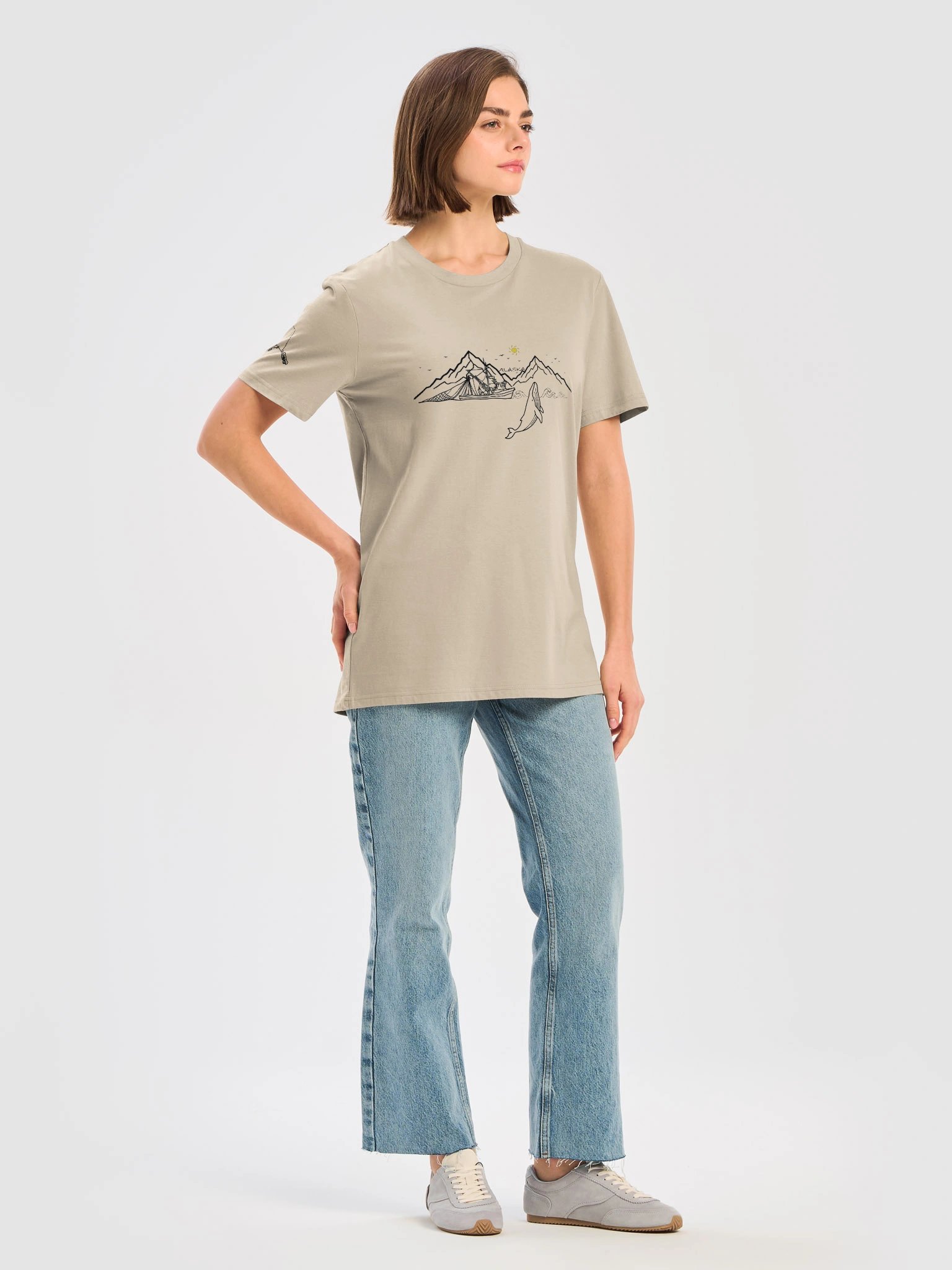 DELUXE "HUMPBACK" ORGANIC COTTON TEE product image (41)