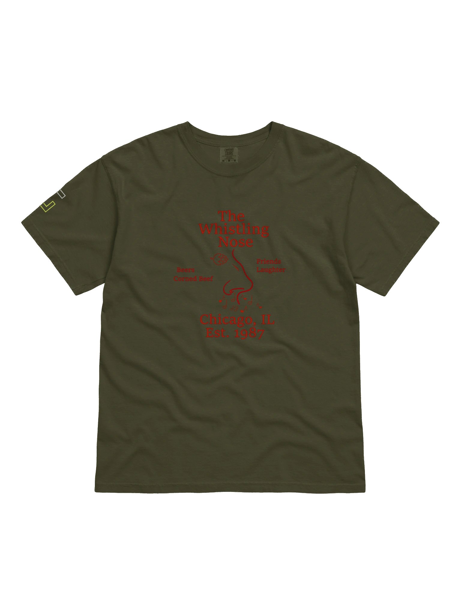 The Whistling Nose Tavern (Front, Red font) product image (1)
