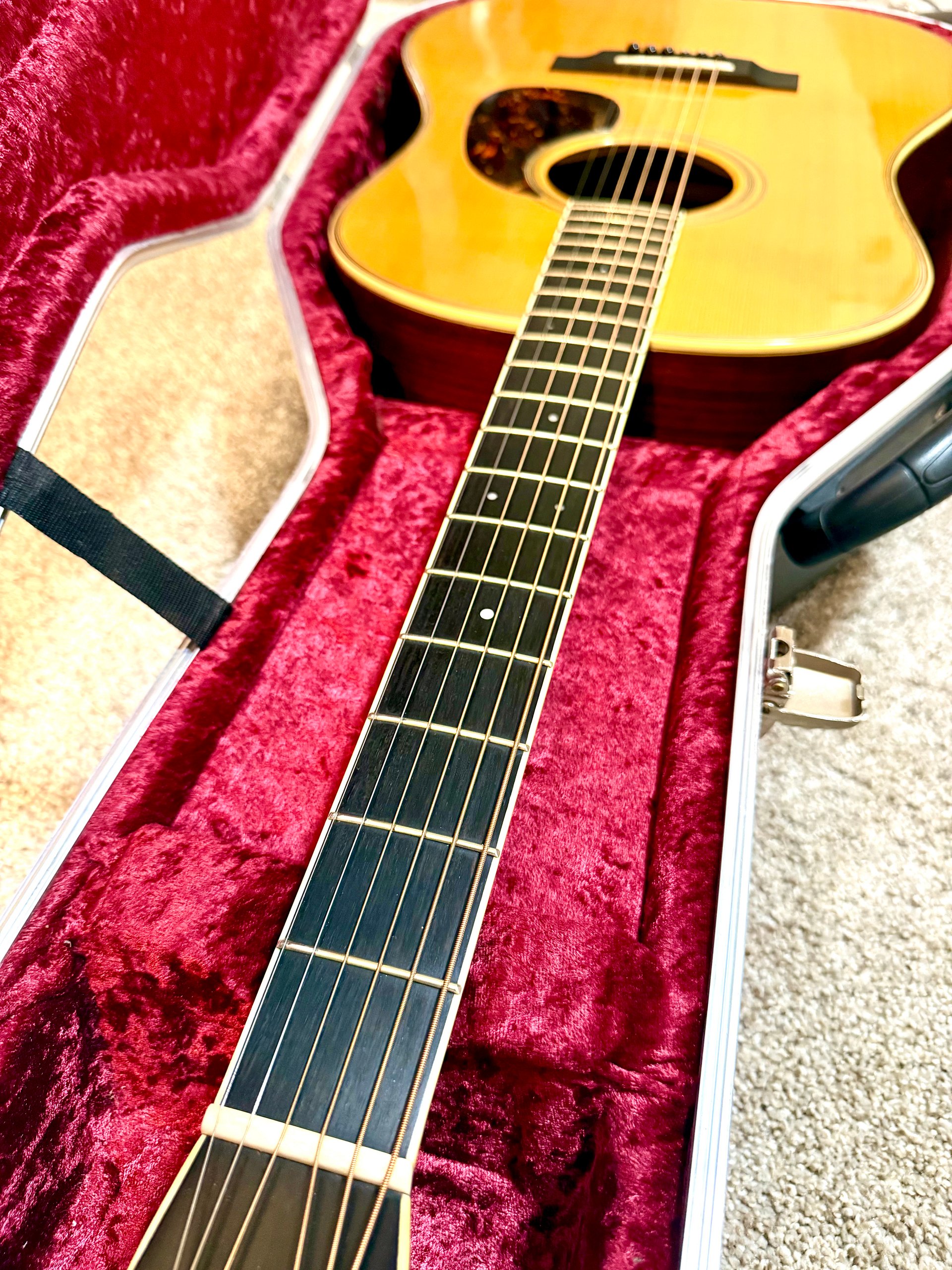 1994 Santa Cruz D-1155 "CUSTOM D MODEL" German Spruce Top Dreadnought + OHSC product image (6)