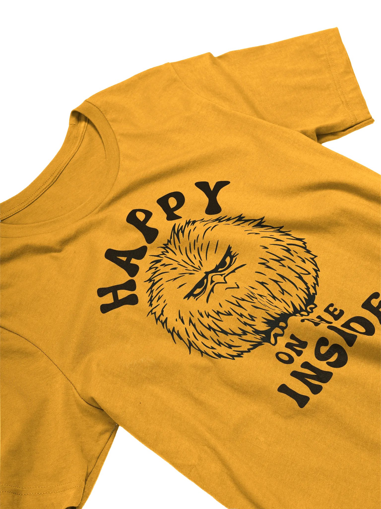 Funny Grumpy Kiwi T-Shirt, Happy on the Inside Sarcastic Tee, Bird Lover Gift, Moody Animal Graphic Shirt, Unisex Funny Wildlife T-shirt product image (3)