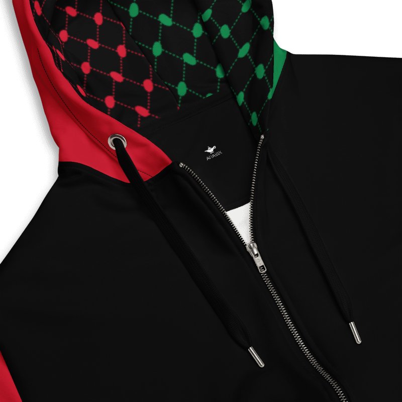 The Keffiyeh Handala Unisex Zip Hoodie product image (3)