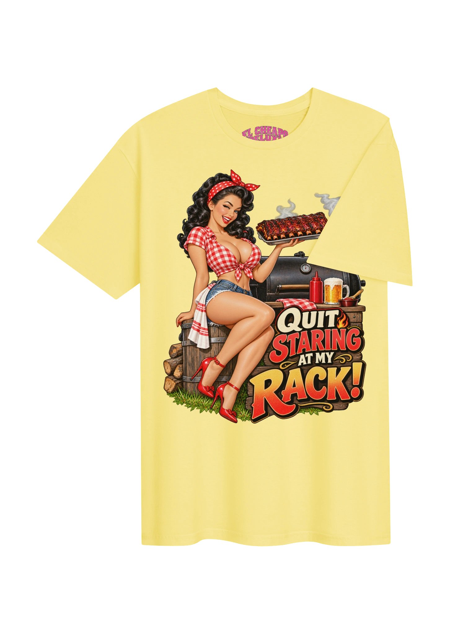 El Cheapo Deluxe BBQ Team - Rack of Ribs Tee product image (4)