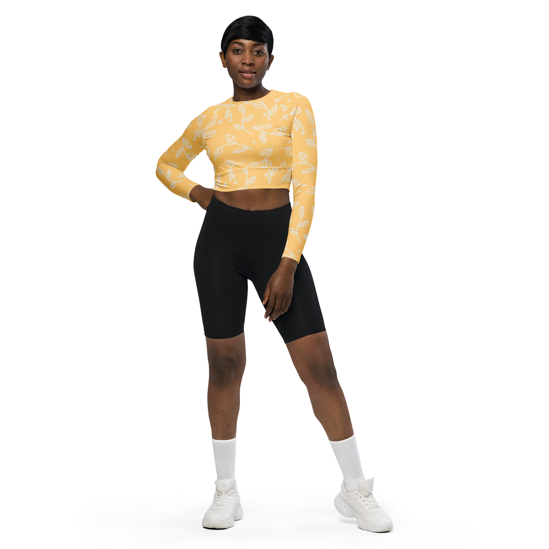 Leafline All-Over Print Crop Top product image (1)