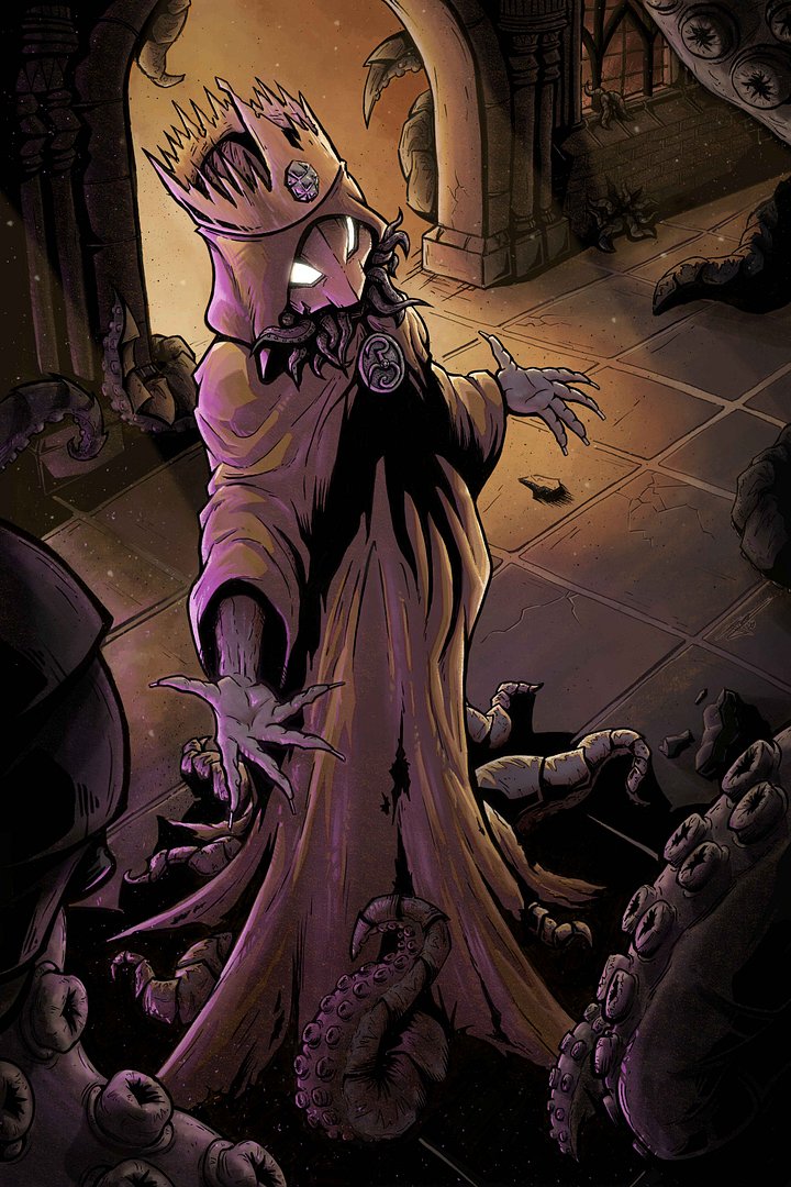 "Halstur, the Yellow King" | Lovecraft Art Print product image (2)