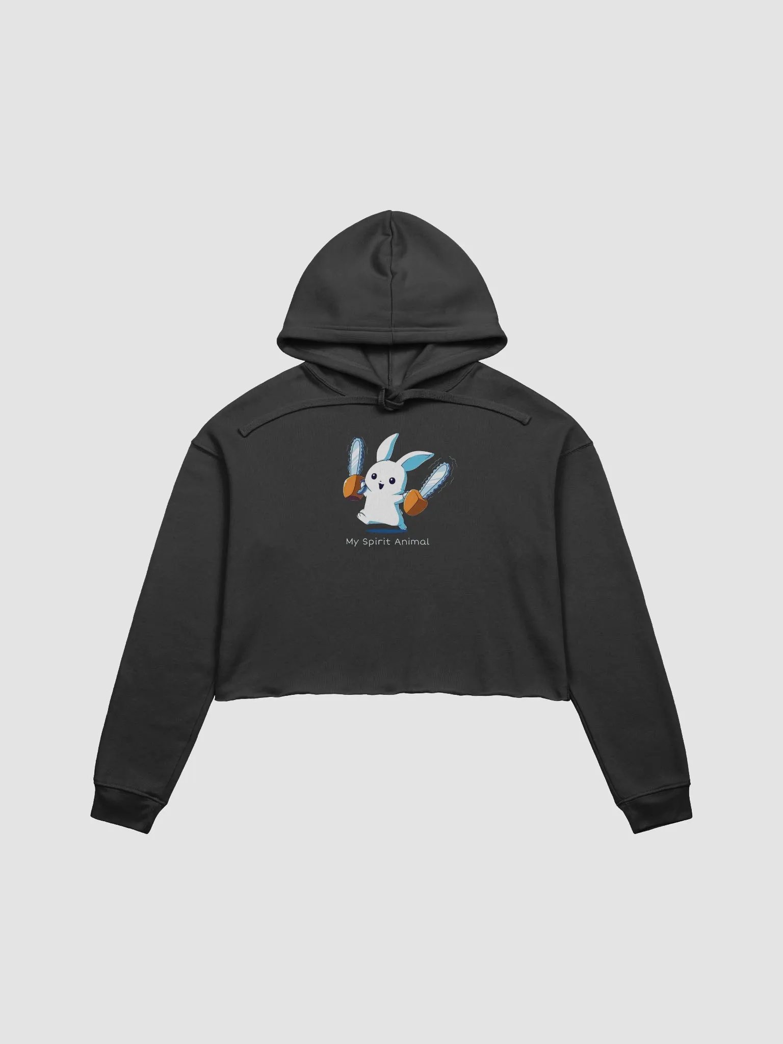 Chainsaw Bunny Crop Hoodie product image (1)