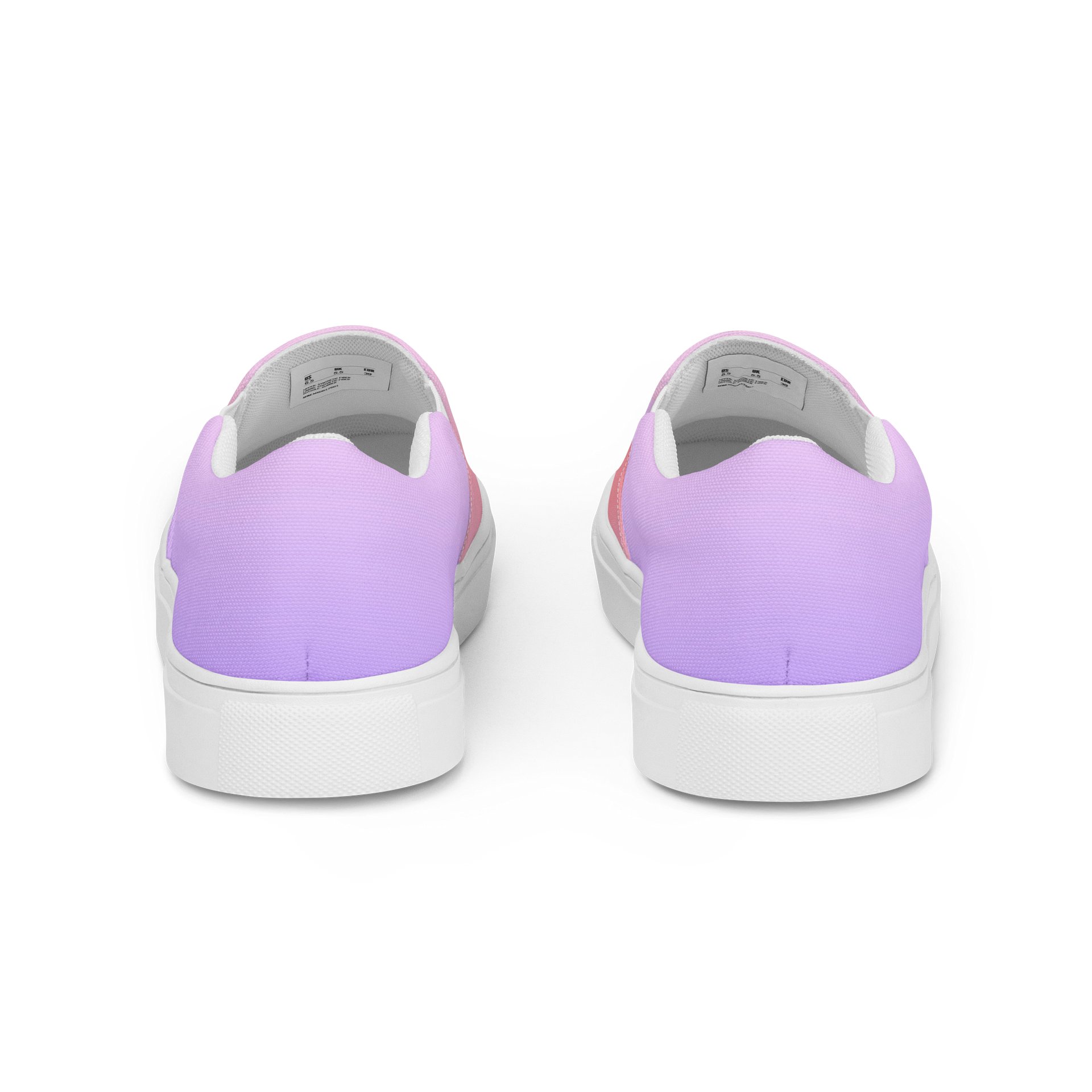 Coral Lavender Gradient Slip-On Shoes product image (4)