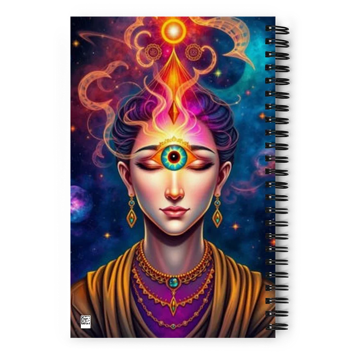 Mystic Third Eye Spiral Notebook product image (2)