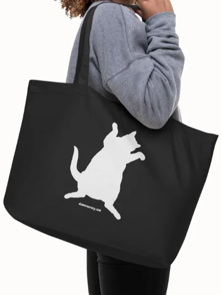 Dancing Demeowcracy Cat Tote Bag product image (1)