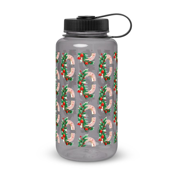 Christmas Monogram Letter C(7) Water Bottle product image (2)