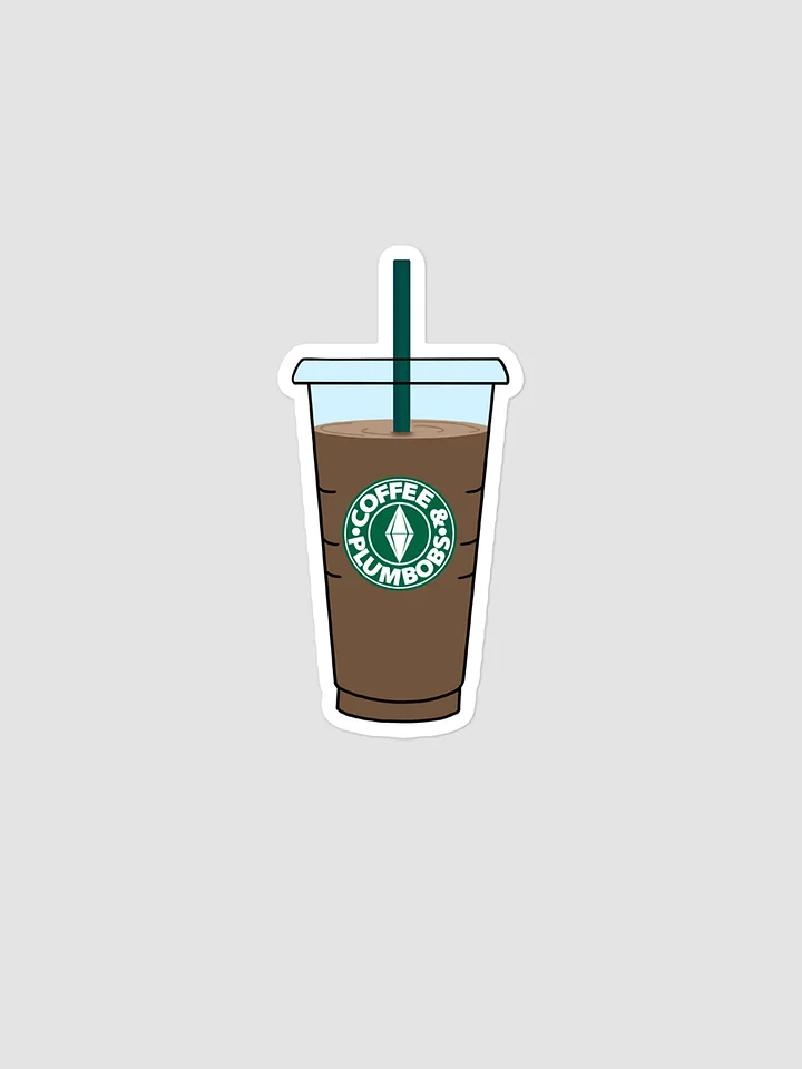 Coffee & Plumbobs Iced Coffee Sticker product image (2)