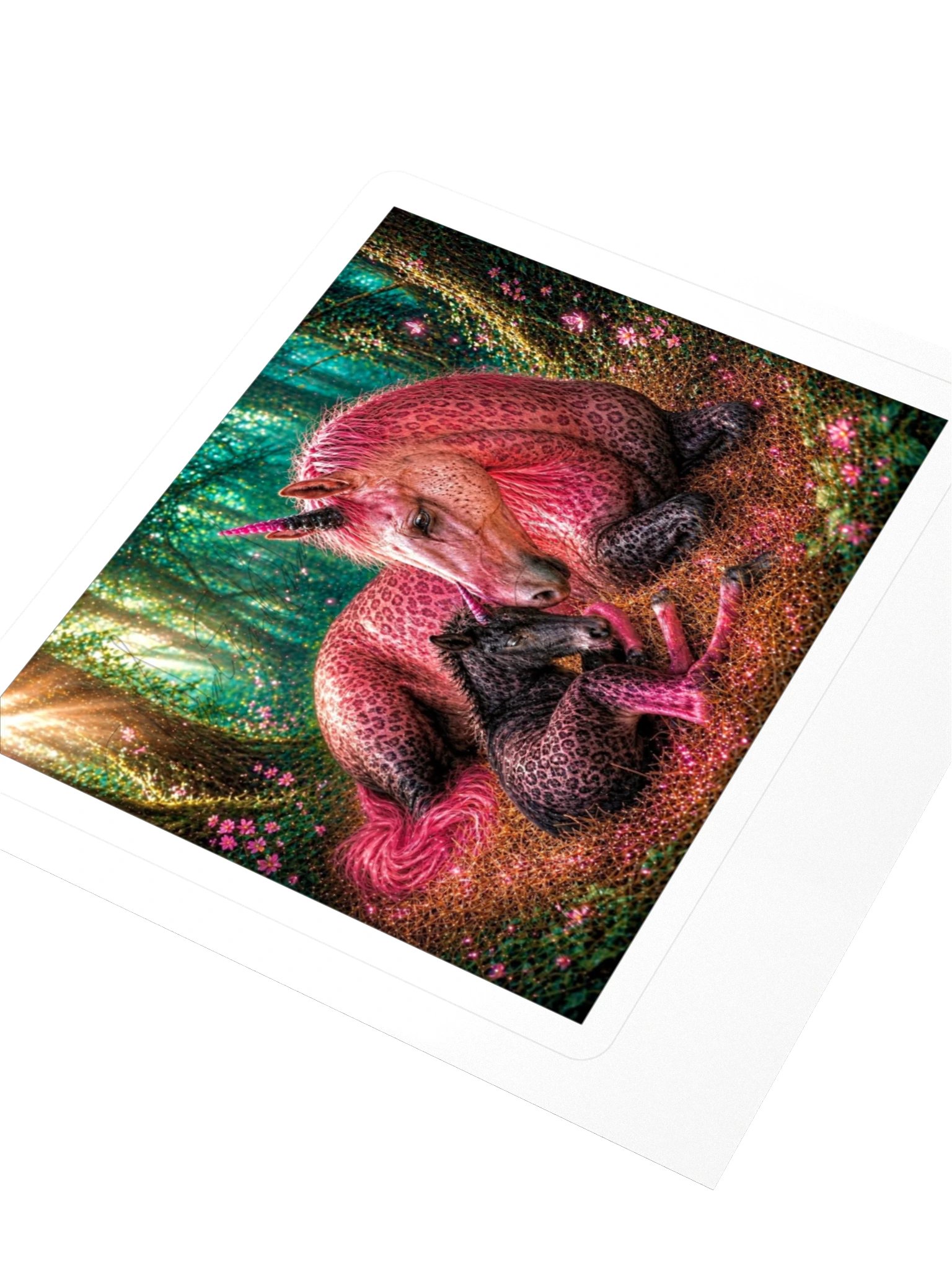 Leopard Unicorn Mother & Foal Sticker product image (3)