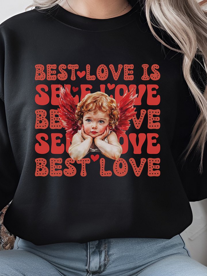 Self love shirt with cupid product image (1)