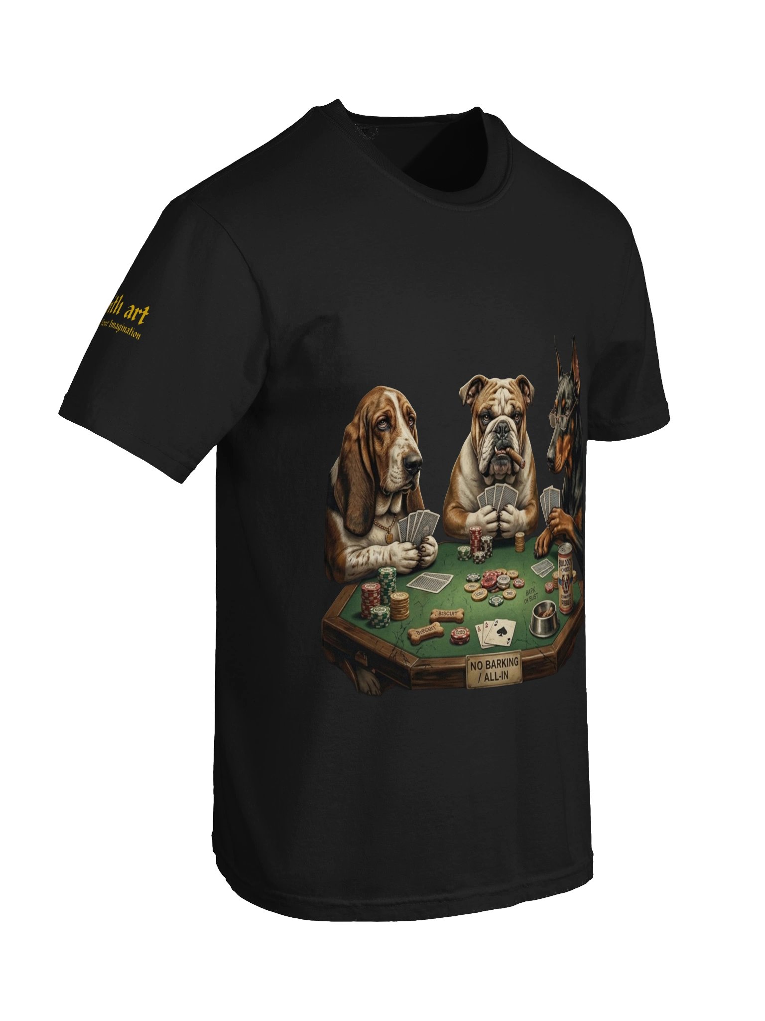 Vintage Dog Poker T-Shirt product image (6)