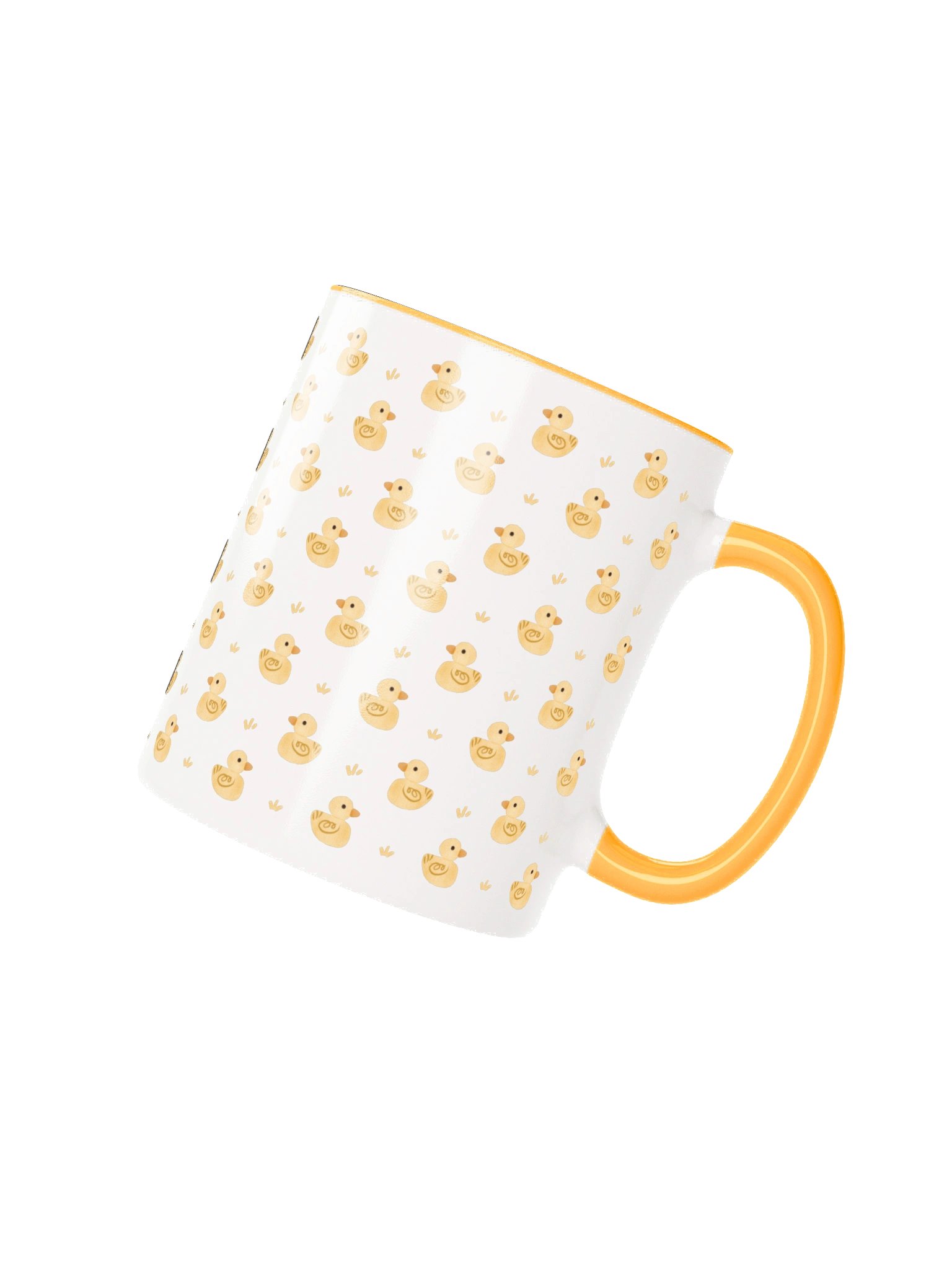 Little Ducky Yellow and White Mug product image (4)
