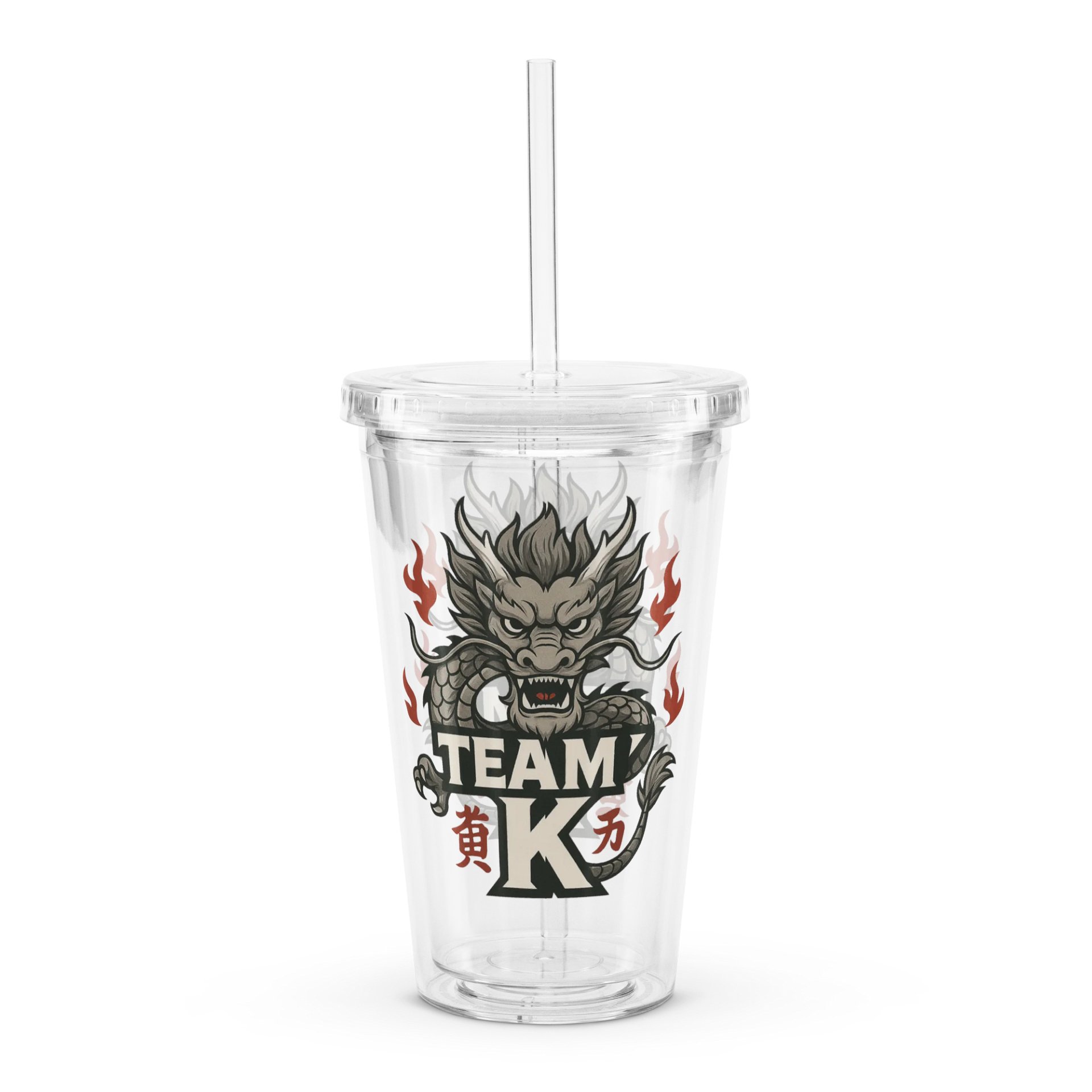 Team K China Clear Plastic Tumbler product image (2)