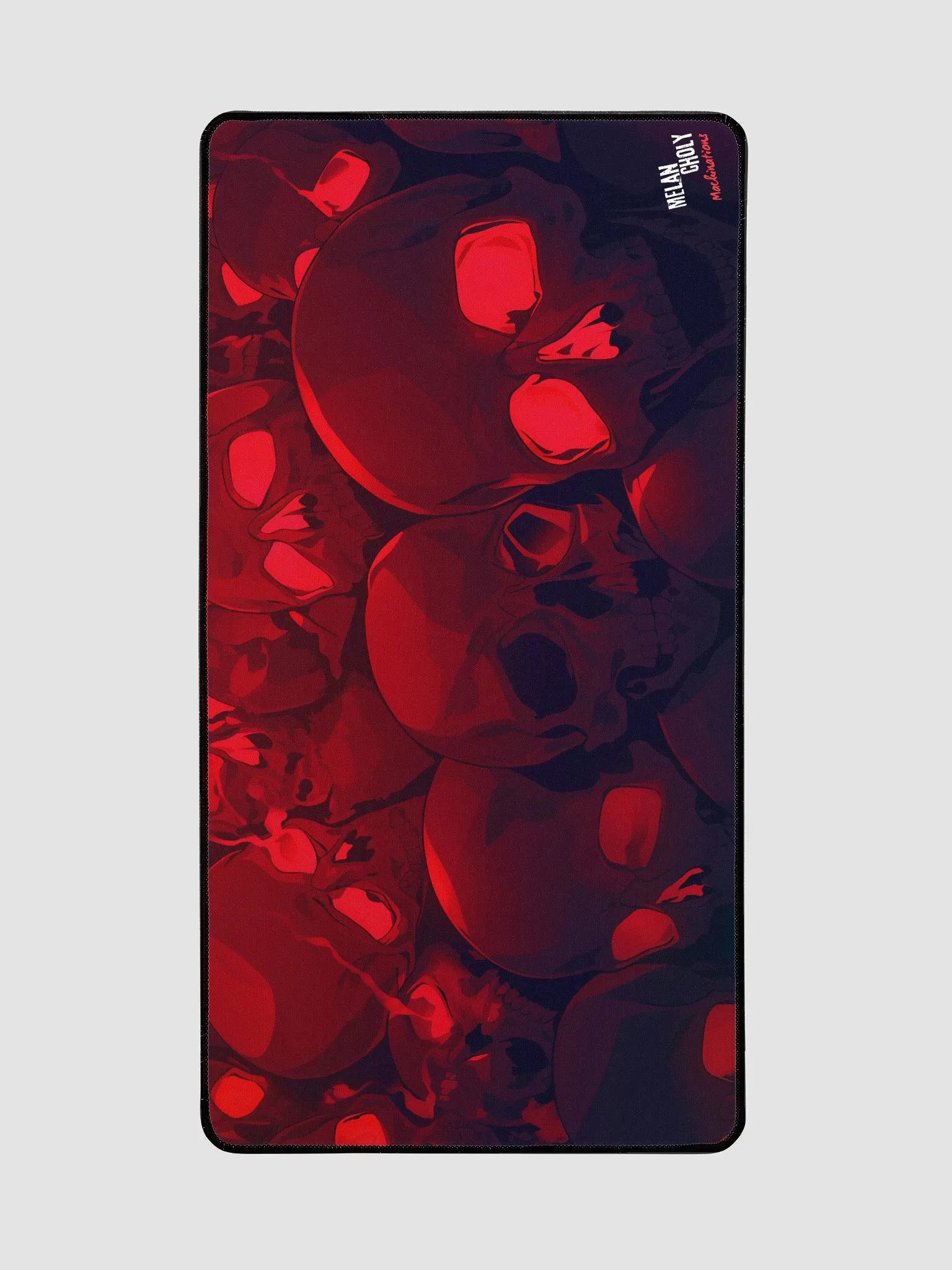 Crimson Skull Pile Desk Mat product image (3)