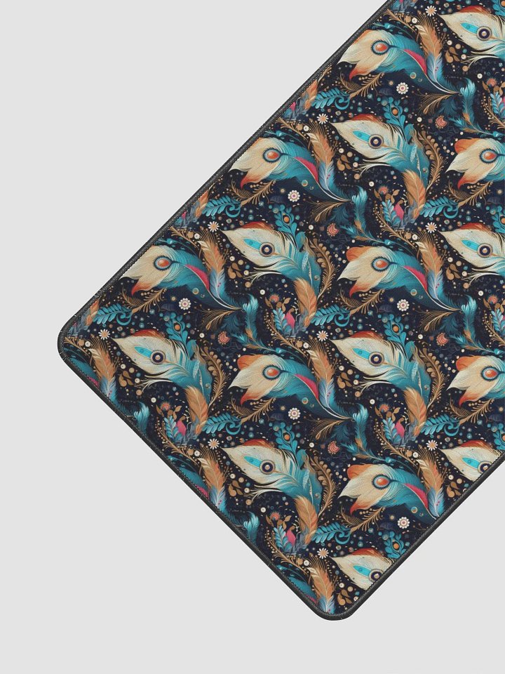 Ethereal Feathers Desk Mat-12" x 22" product image (2)