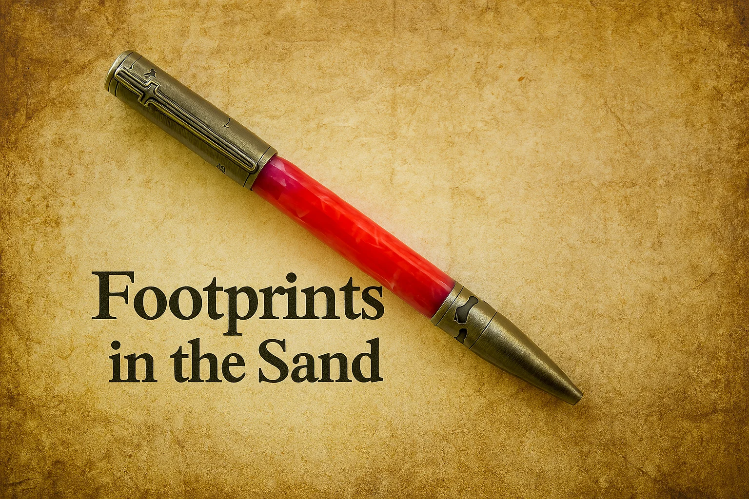 ✝️ Footprints in Bloom – Faith-Inspired Pen product image (1)