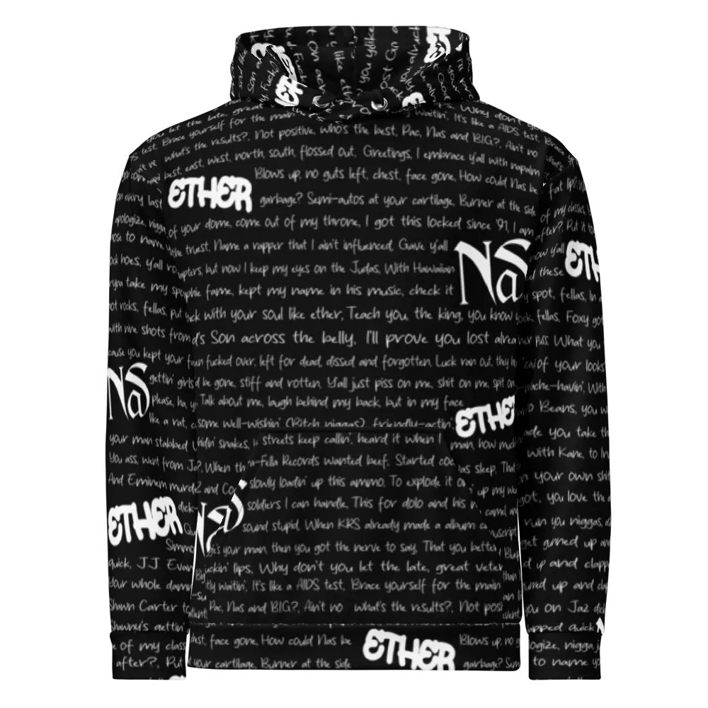 Ether - Nas - BLACK - Unisex Hoodie product image (2)