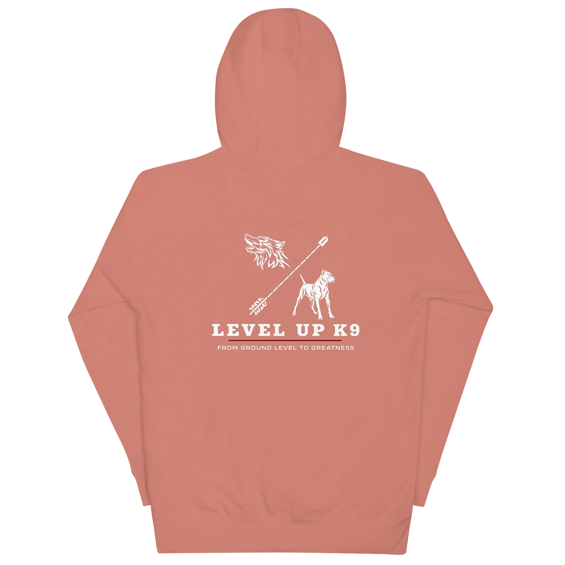 Level-UP K9 Standard Hoodie ( Rose ) product image (6)