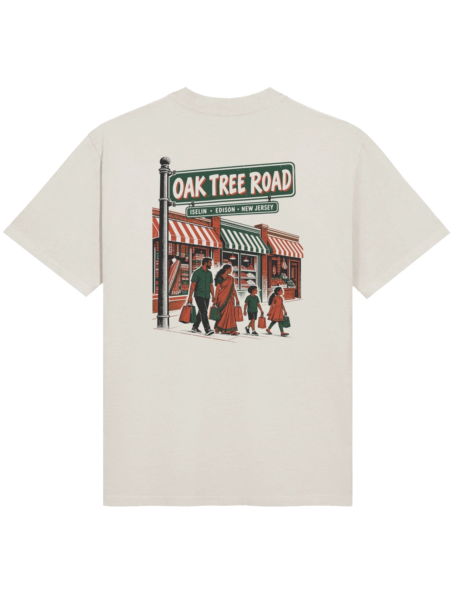 Oak Tree Road (Oversized Faded Tee, Front and Back) product image (2)