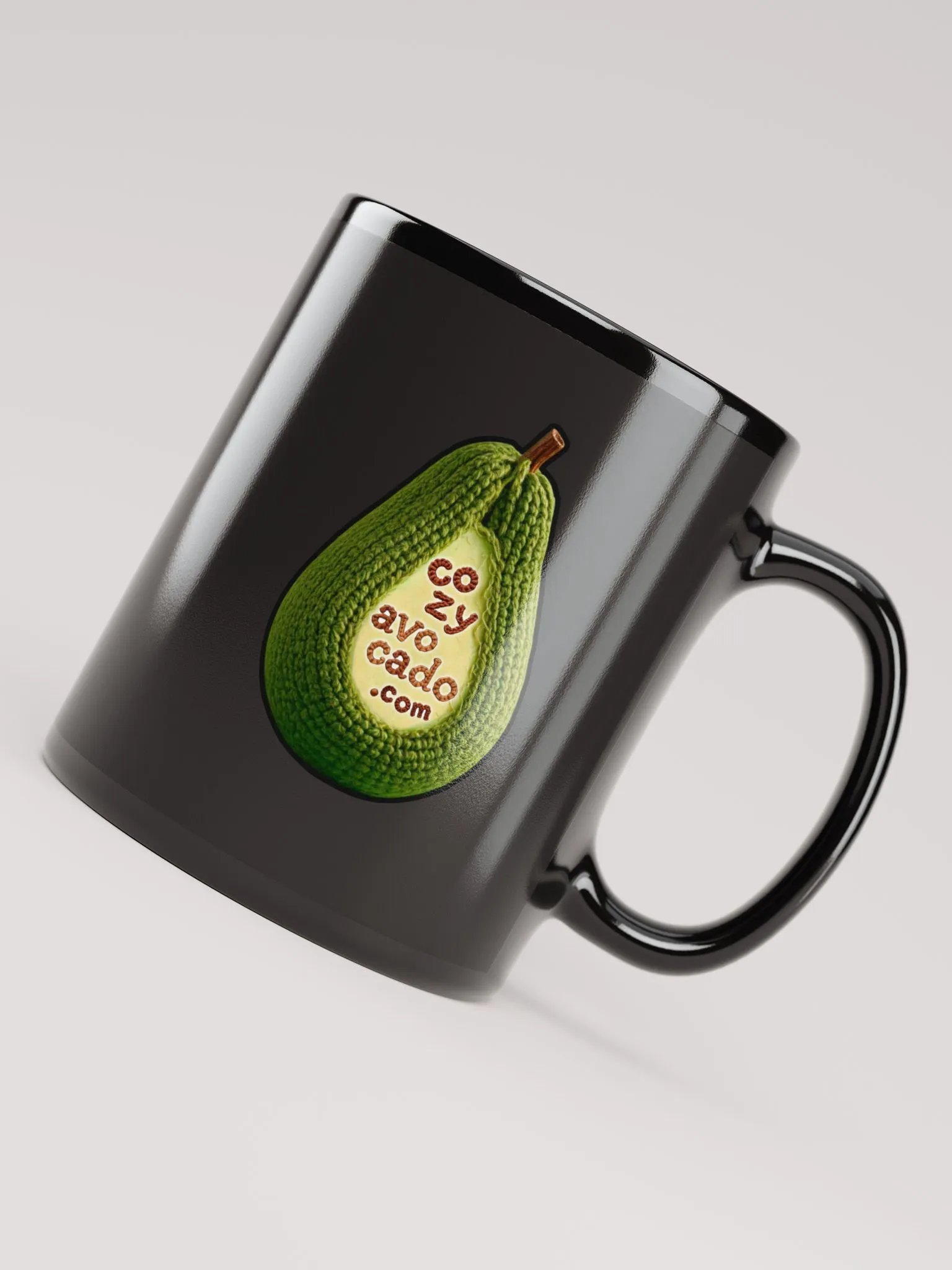 CozyAvocado Black Glossy Mug Supporter Edition #1 product image (4)