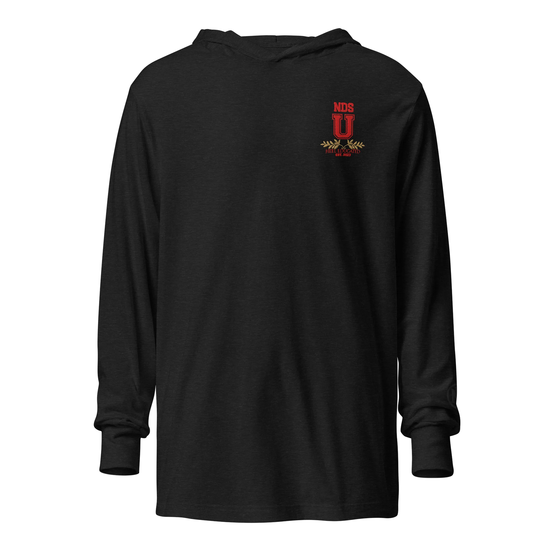 NDS University Heel Education Hooded Long Sleeve Tee (Stitched) product image (1)