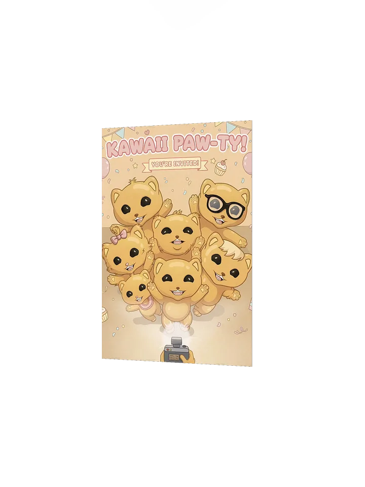 KITTEN NUGGET PAW-TY POSTER product image (6)