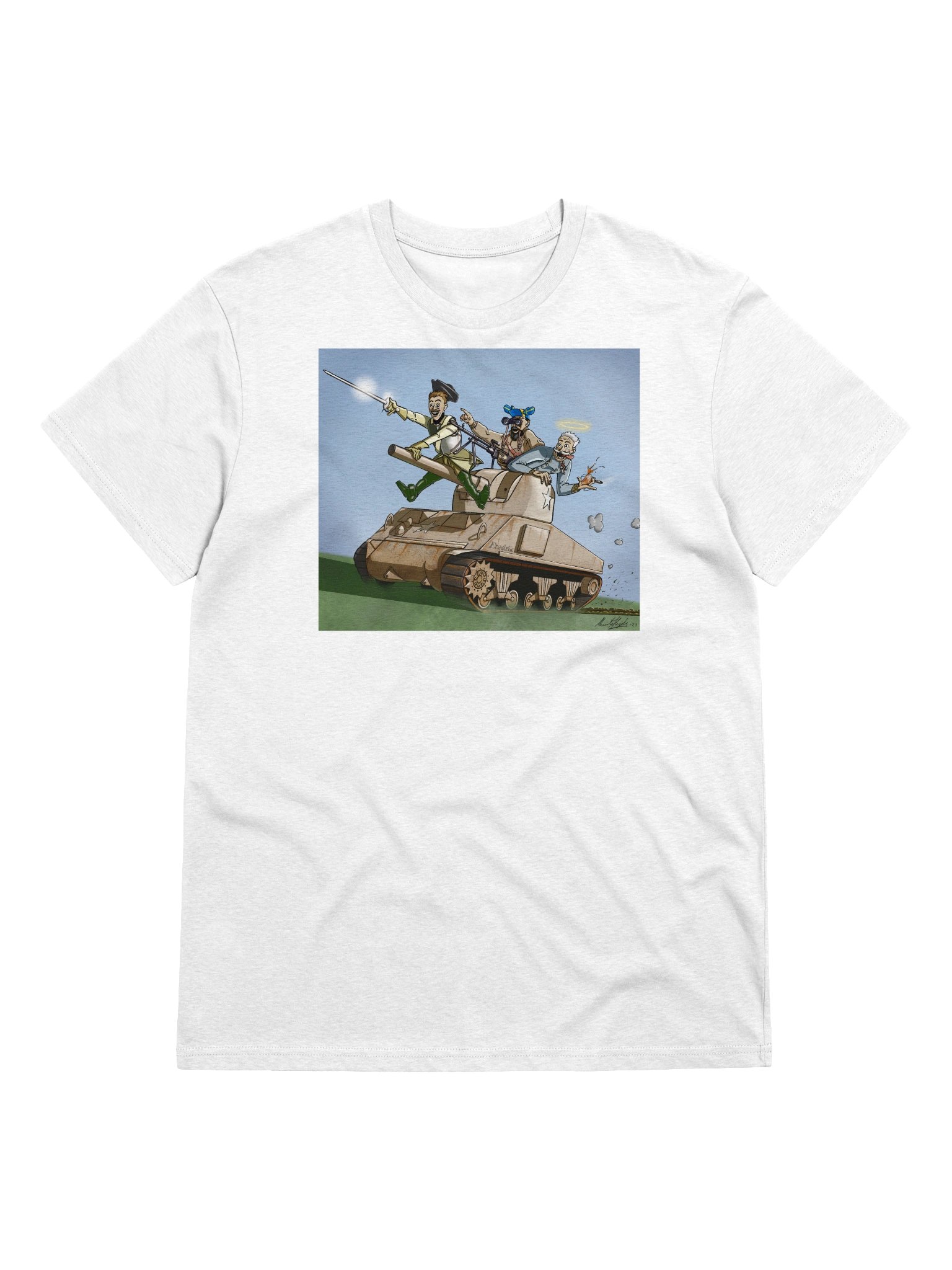 Sankt Conrads lärjungar (Organic unisex T-shirt med bakgrund) product image (3)
