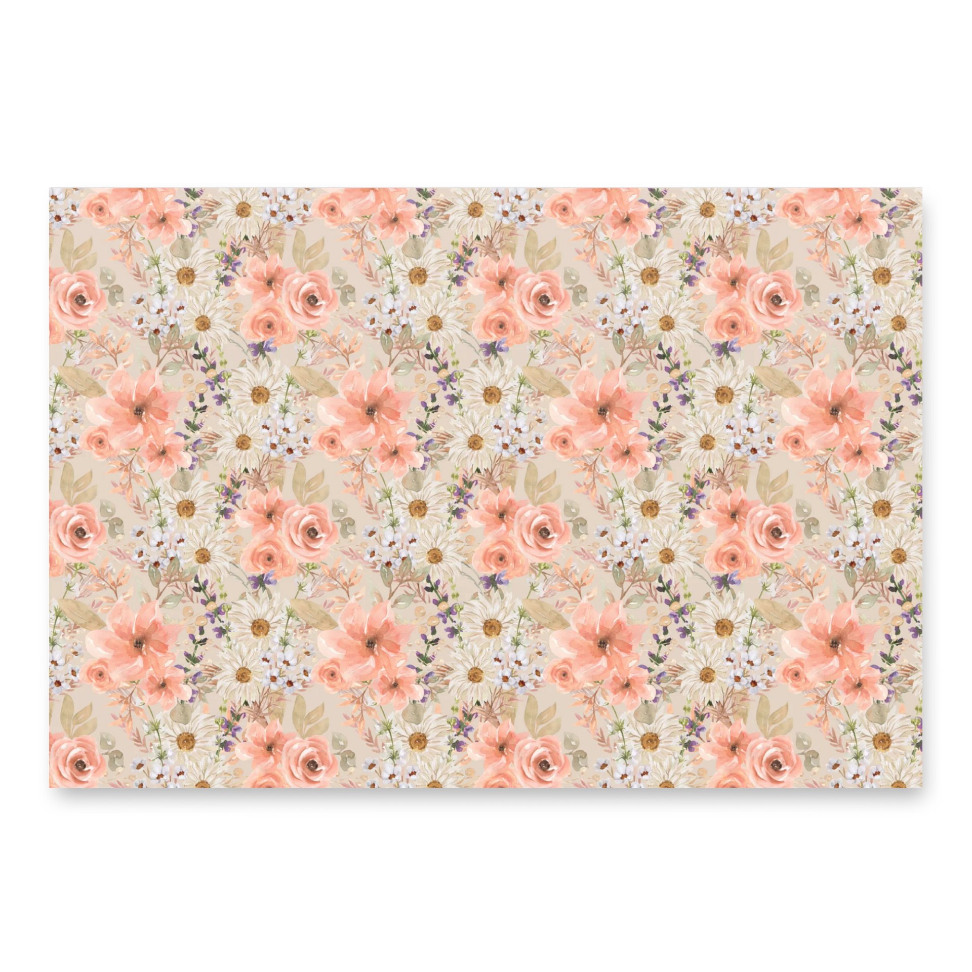 Orange Flowers Paper Sheets product image (3)