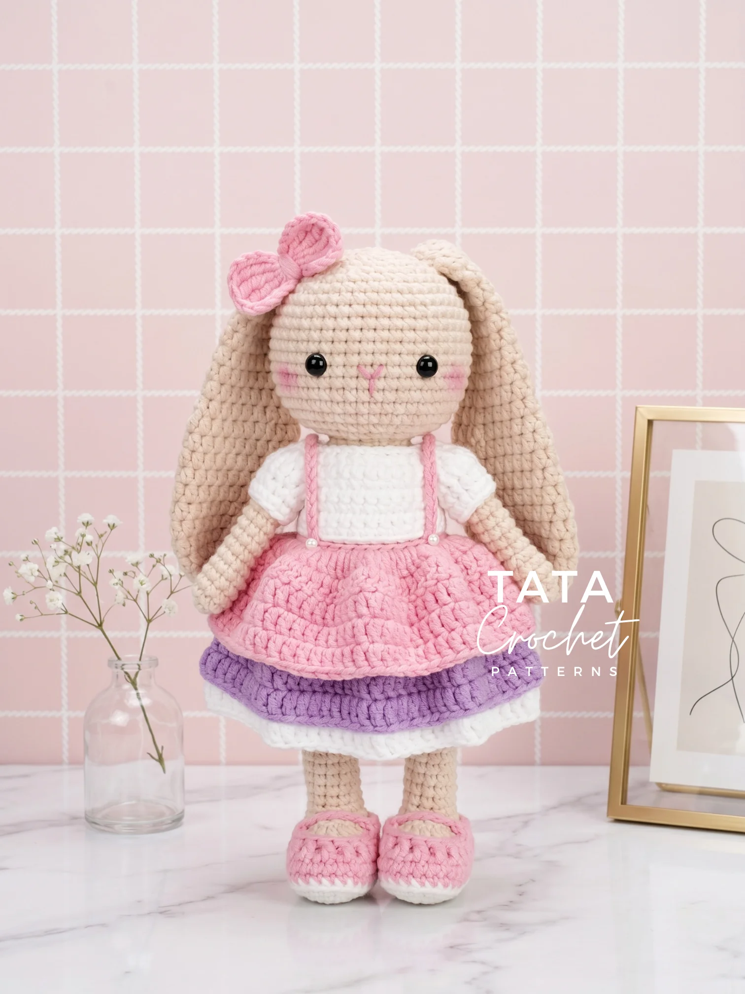 Bella the Sweet Bunny – Amigurumi Crochet Pattern | Digital Download PDF product image (4)