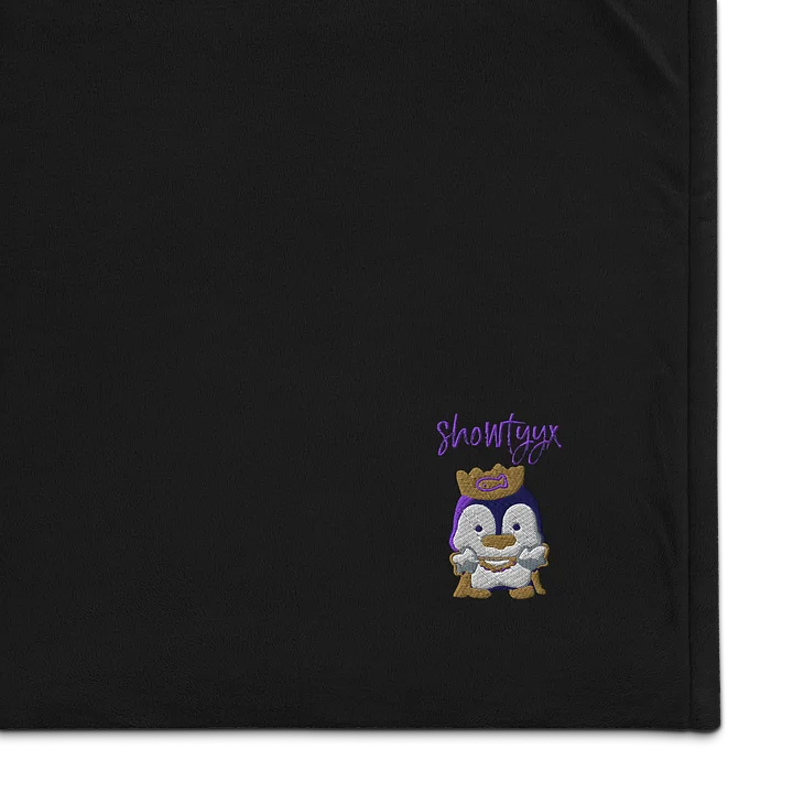 Queen Embroidered Premium Sherpa Blanket product image (1)