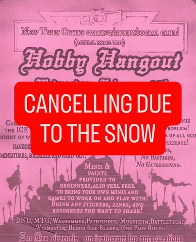 Snow coming down a lot worse than I realized. Cancelling for tonight. Rescheduling soon!❤️‍🔥