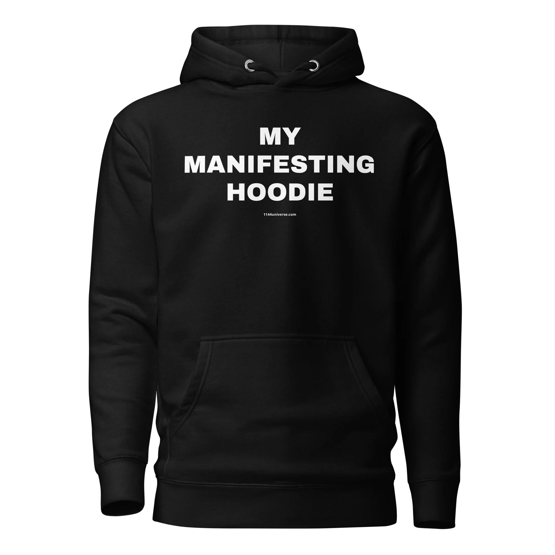 MANIFESTING HOODIE gender neutral fit product image (1)