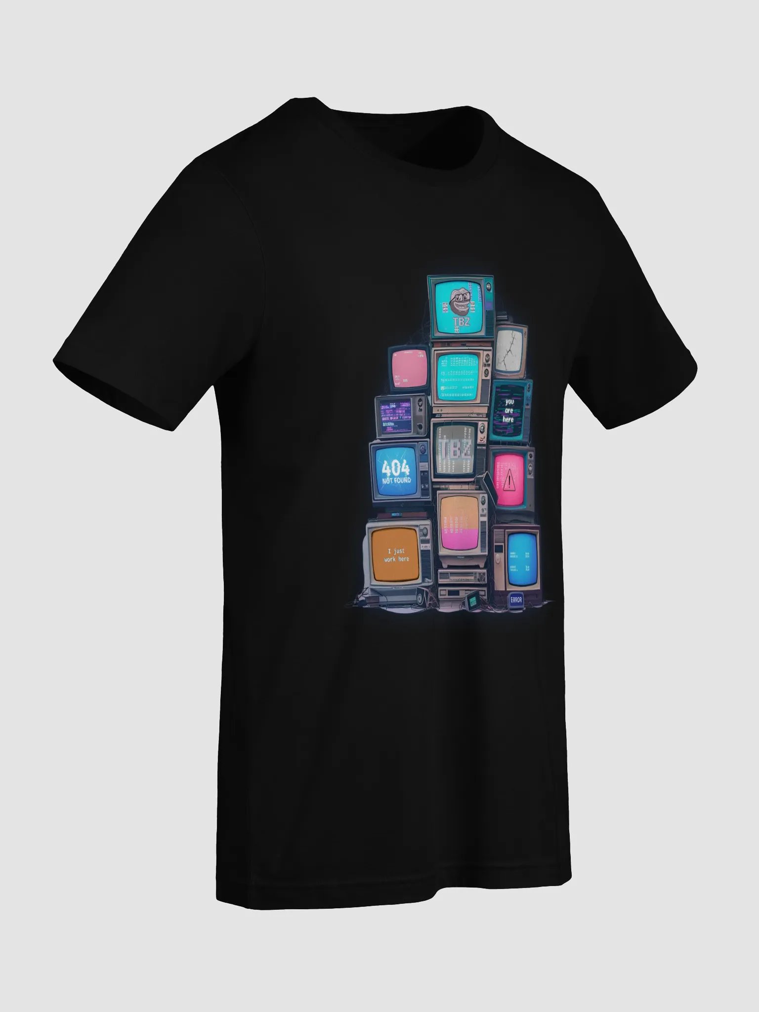 I Just Work Here Glitchcore T-Shirt product image (9)