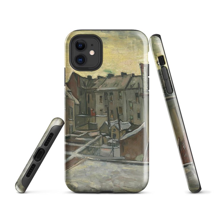 Van Gogh – Houses Seen From The Back iPhone® Tough Case product image (1)