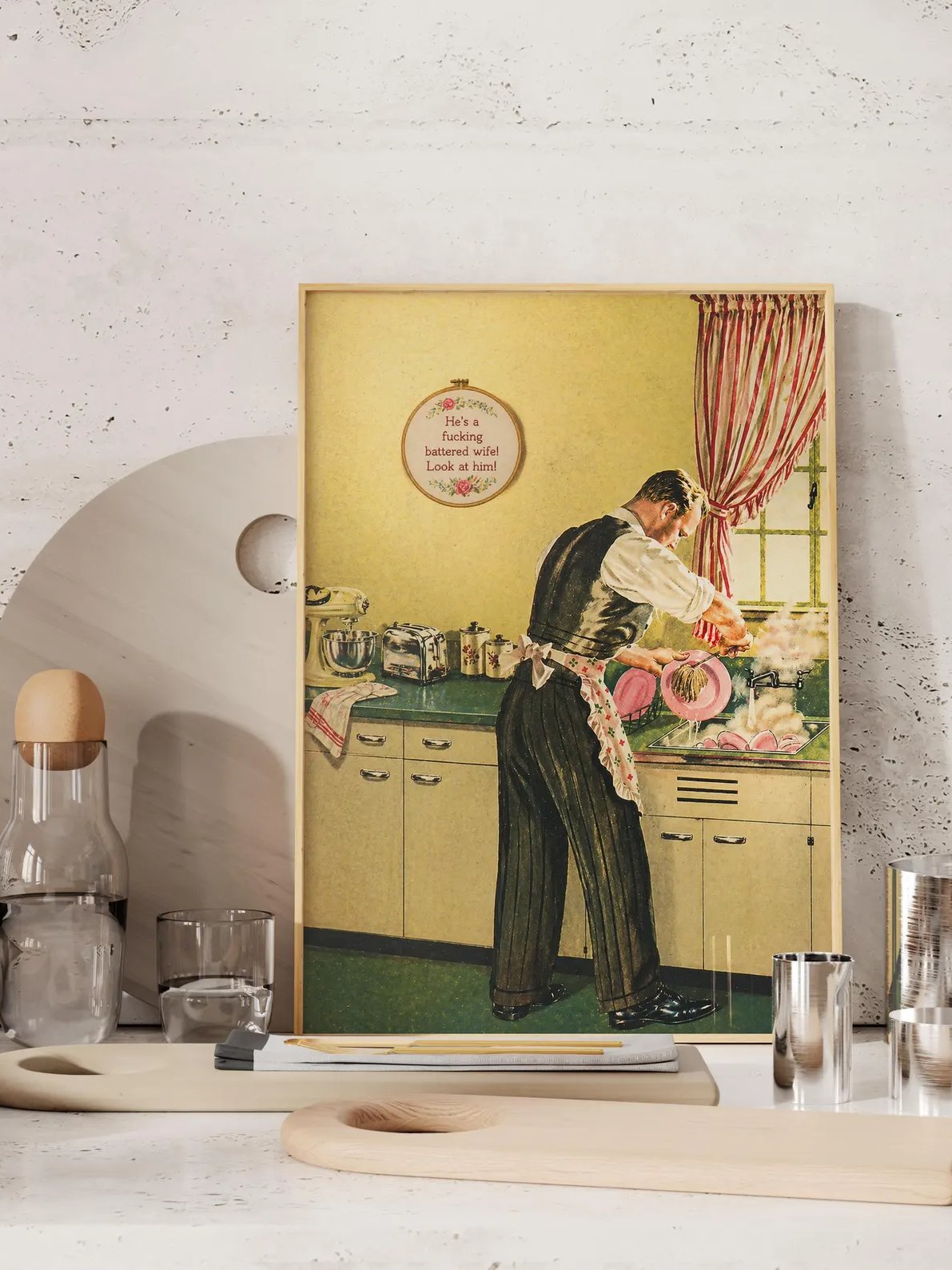 Vanderpump Rules Battered Wife Retro Print: Funny Bravo TV Digital Download product image (2)